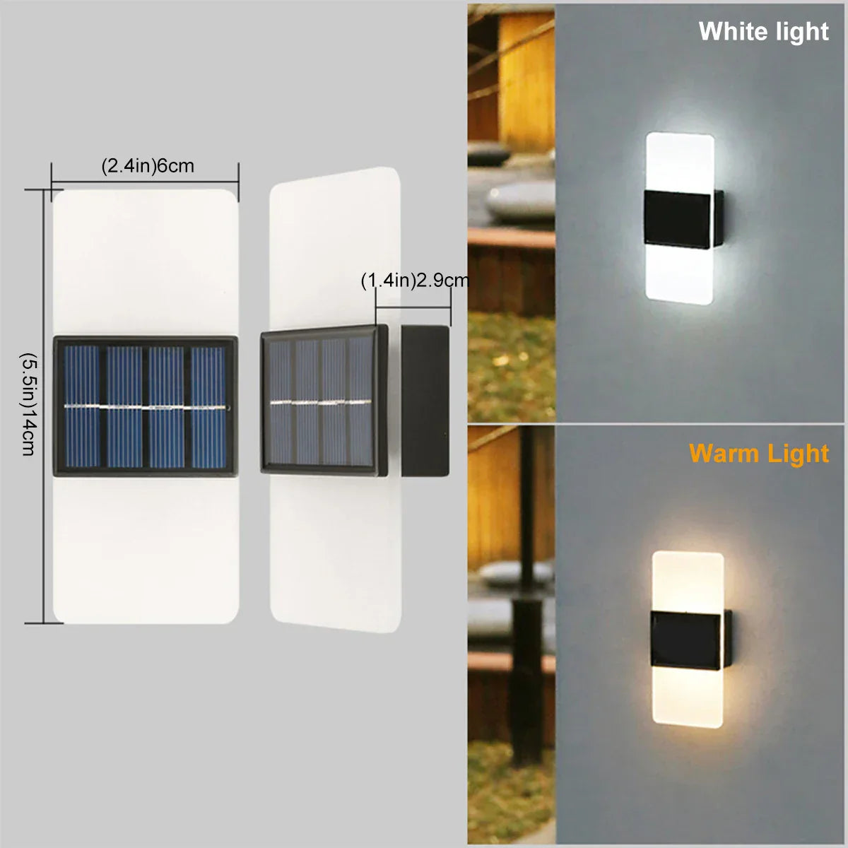 LuminaraSolar - LED Outdoor Wall Lamp on Solar Energy