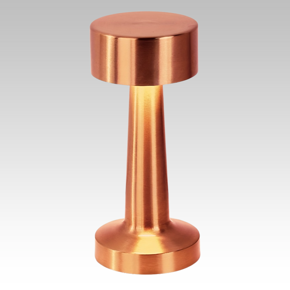 LuxeGlow - Lámpara de mesa inalámbrica de 3 colores con atenuación táctil