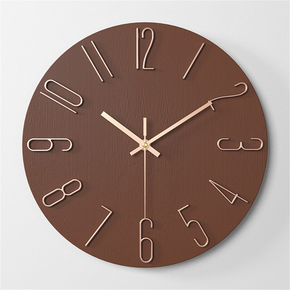 Modern Plastic Wall Clock