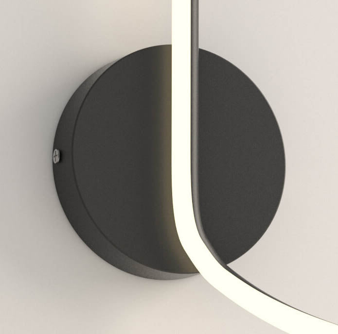 Minimalist Creative Arcs Lines LED Wall Lamp with 1 Light