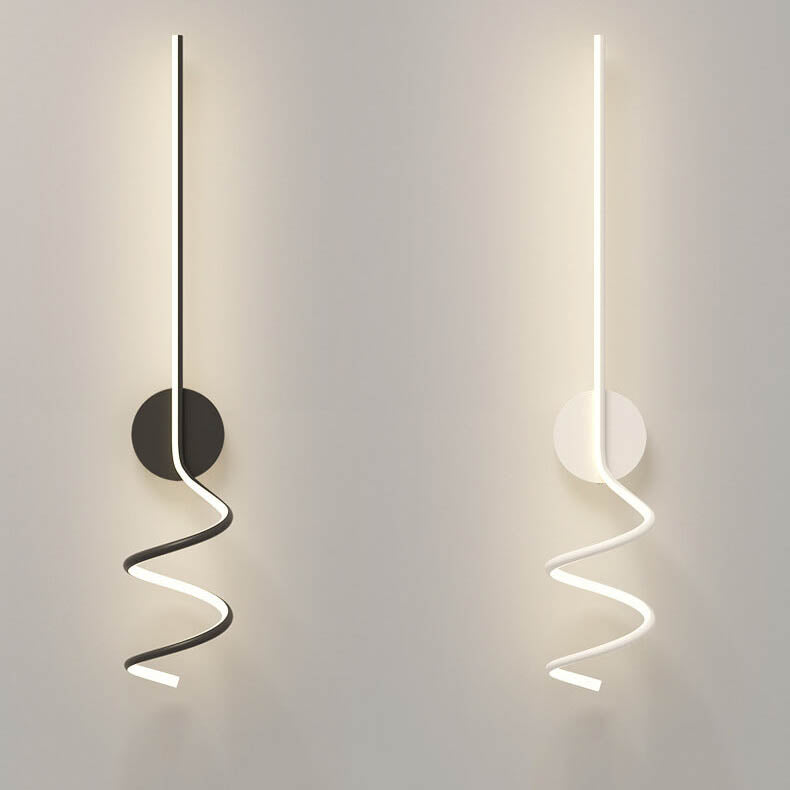 Minimalist Creative Arcs Lines LED Wall Lamp with 1 Light