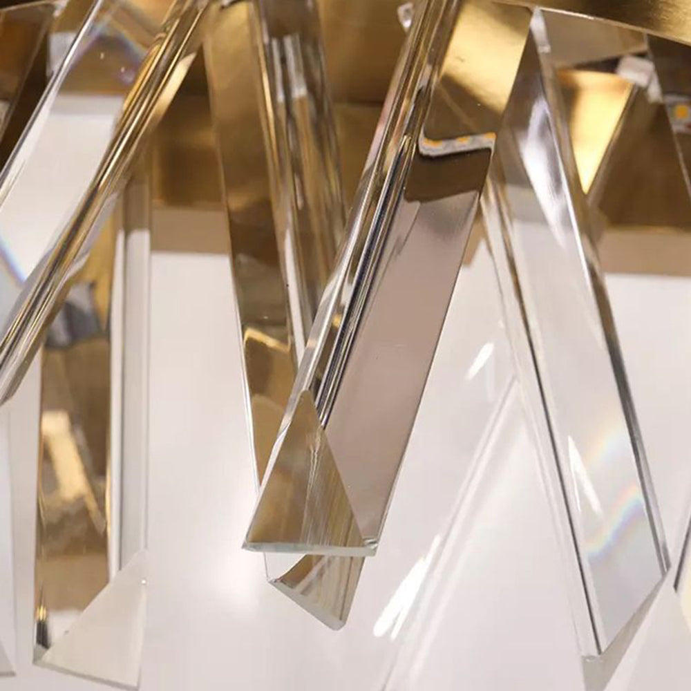 Lámpara de pared LED moderna Marilyn interior oro dormitorio/salón metal cristal