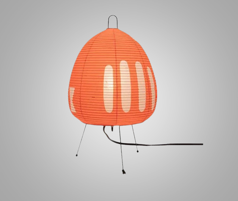 LumiZen – Japanse Papieren Tafellamp in Retro Stijl, Traditionele Verlichting voor Slaapkamer en Woonkamer