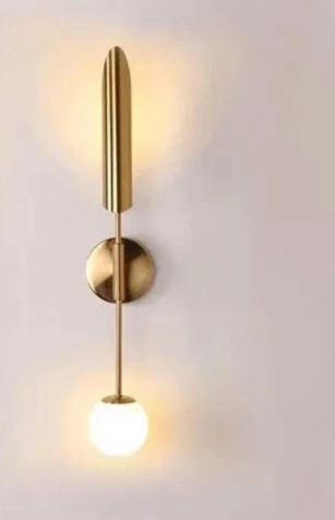 GoldenGlow – Lámpara de pared LED minimalista para sala y dormitorio