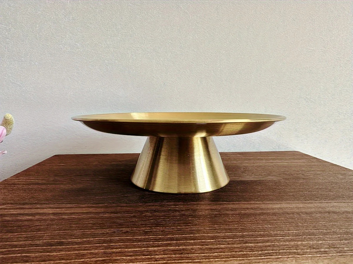 SteelTray - Vassoio Alto in Acciaio Inox | Per Frutta, Dolci e Snack