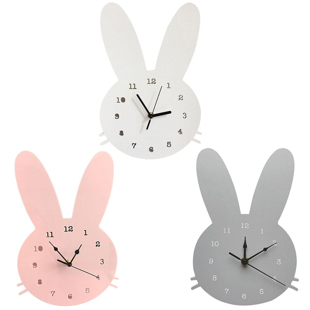 NordicBunny - Children's Wall Clock