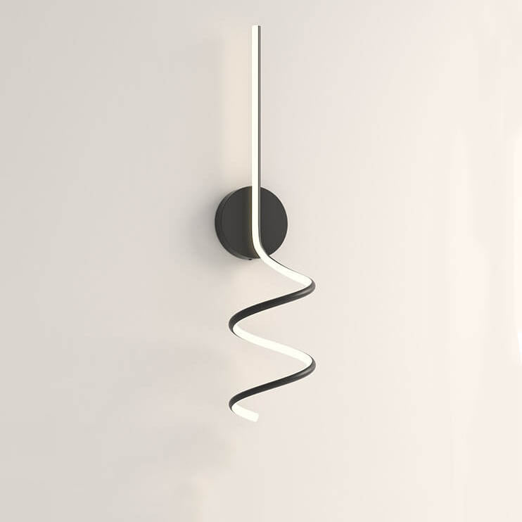 Minimalist Creative Arcs Lines LED Wall Lamp with 1 Light