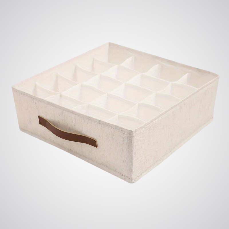 Scatola Porta Biancheria Multi-griglia - Organizer Pratico per Abbigliamento