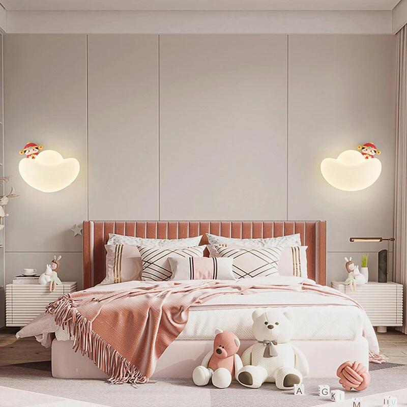 GoudKinder - Lámpara de pared de PE para habitación infantil