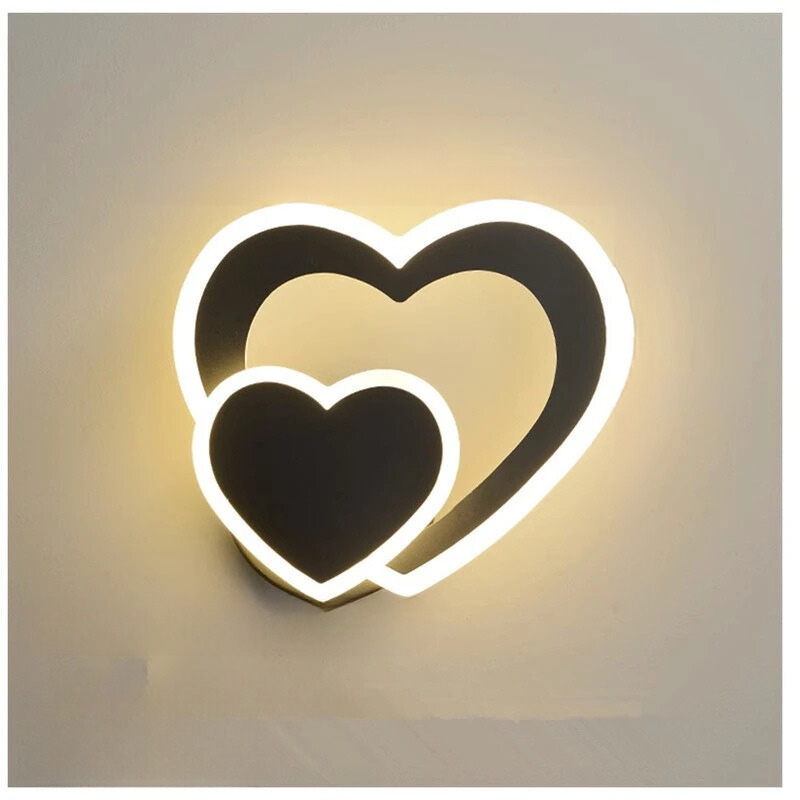 Lámpara de pared HeartWall - Iluminación ambiental LED creativa