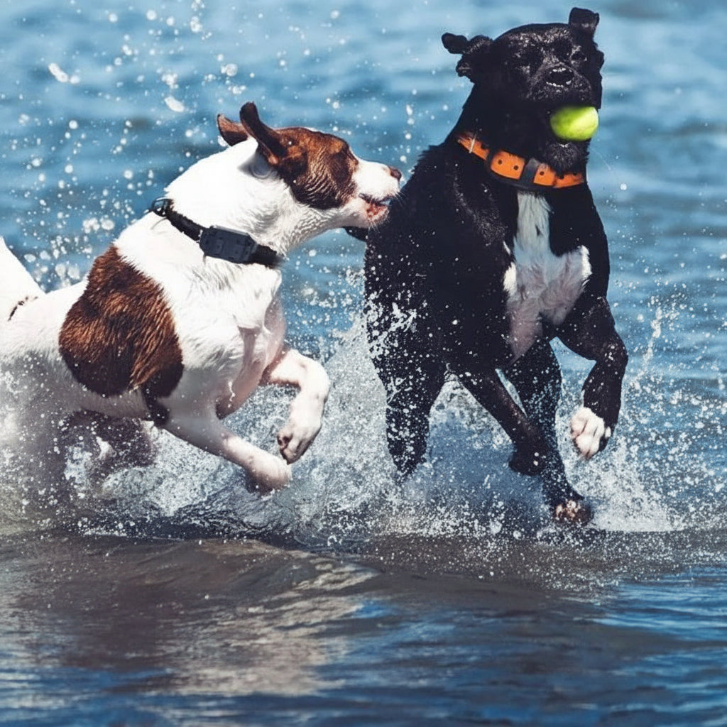Hondentrainingshalsband Afstandsbediening Waterdicht Gedragstraining