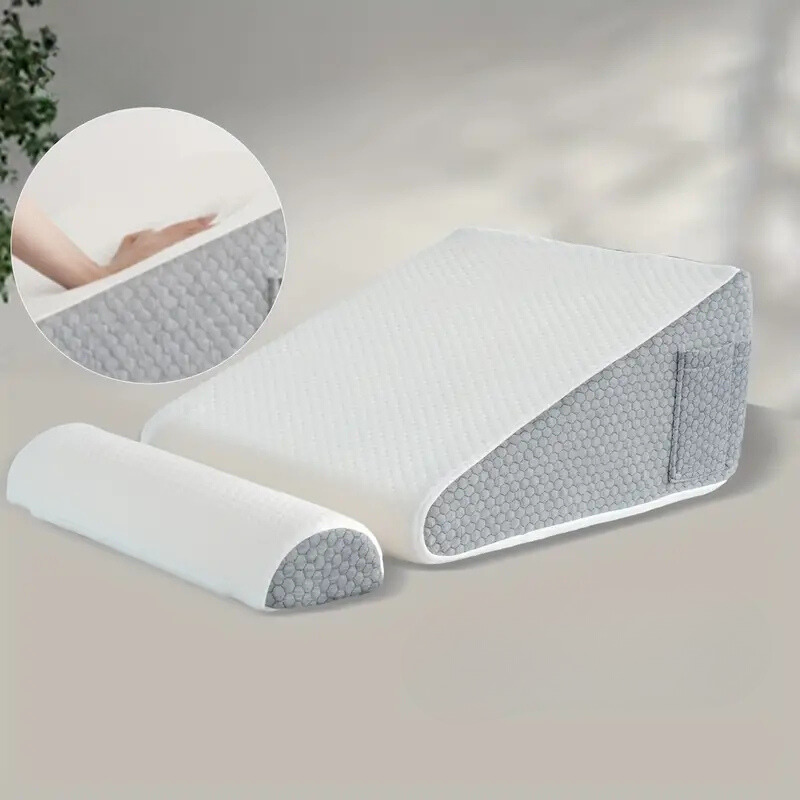 SleepAlign - Koelende Nekrol Geheugenschuim Wasbare Hoes