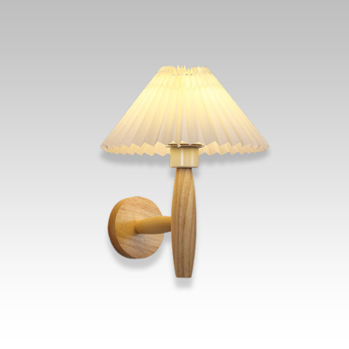 EikenLicht - Lámpara de Pared de Madera Estilizada