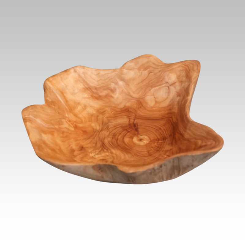 OctaWood-Fruitkom - Achthoekige Massief Houten Kom voor Thuis & Restaurant