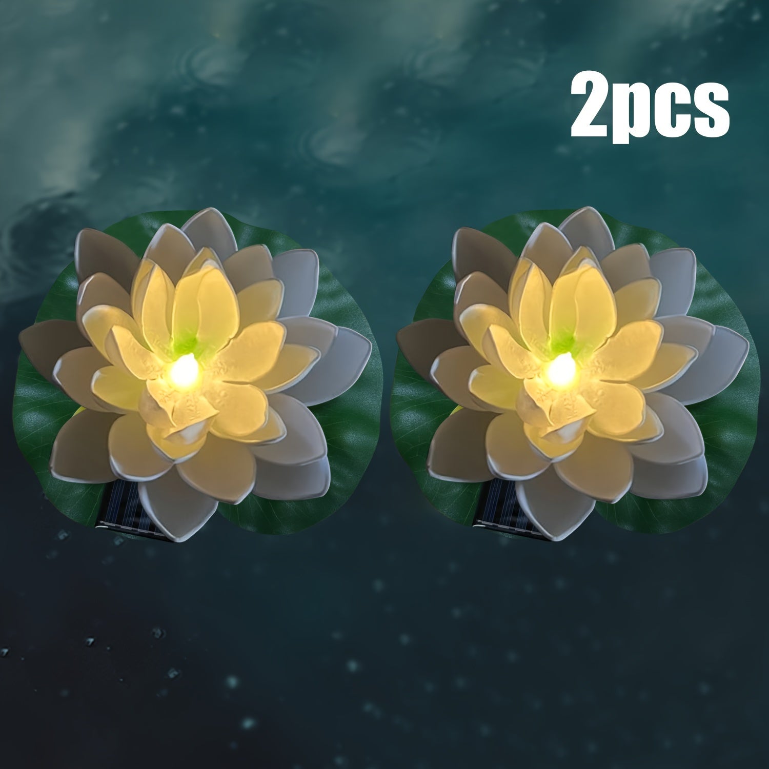 SolarLily - Lanterna Solare LED a Forma di Loto Decorativa in 3 Colori