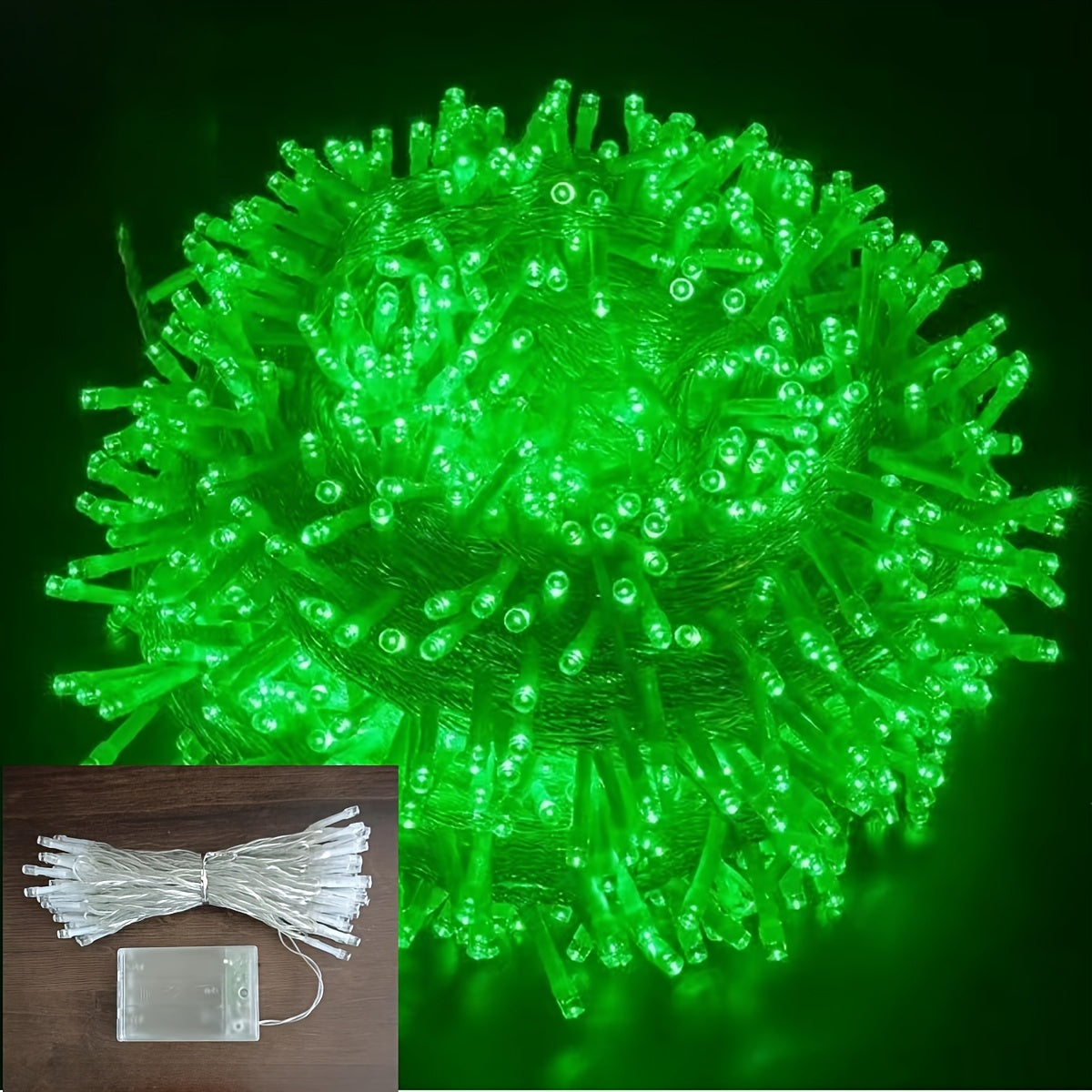 LuxeGlow - Festive LED String Lights 10m, Multi-Color