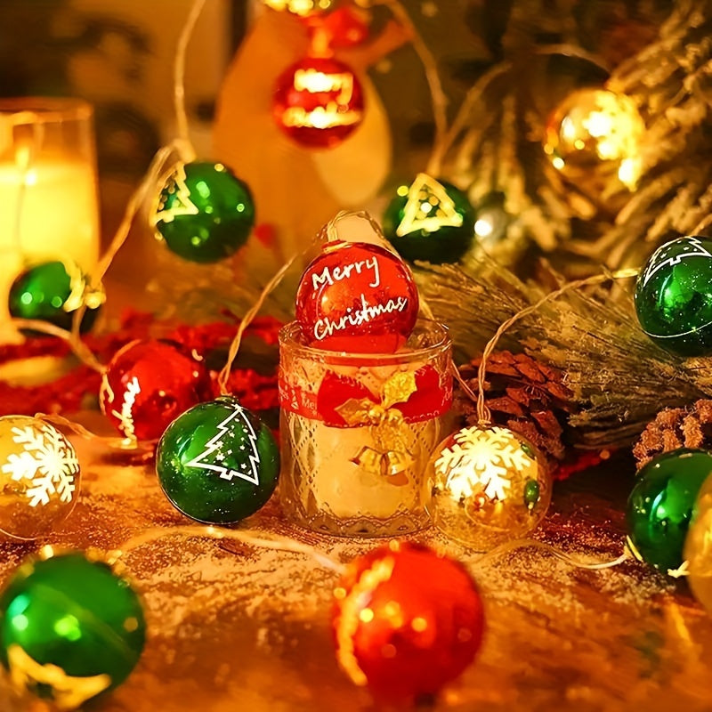 DecoGlow - Art Deco LED Lichtsnoer Sneeuwglobe