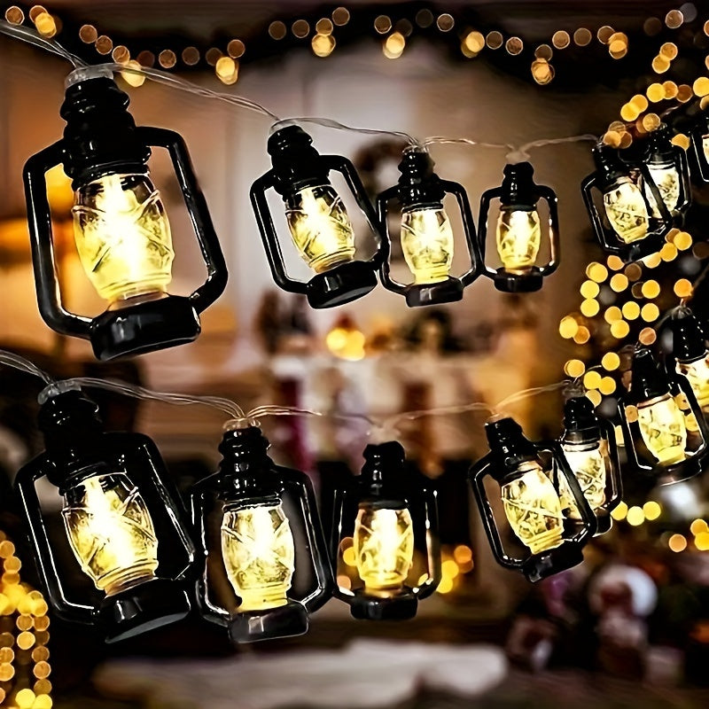 HolidayGlow - Vintage LED String Lights for Party Decoration