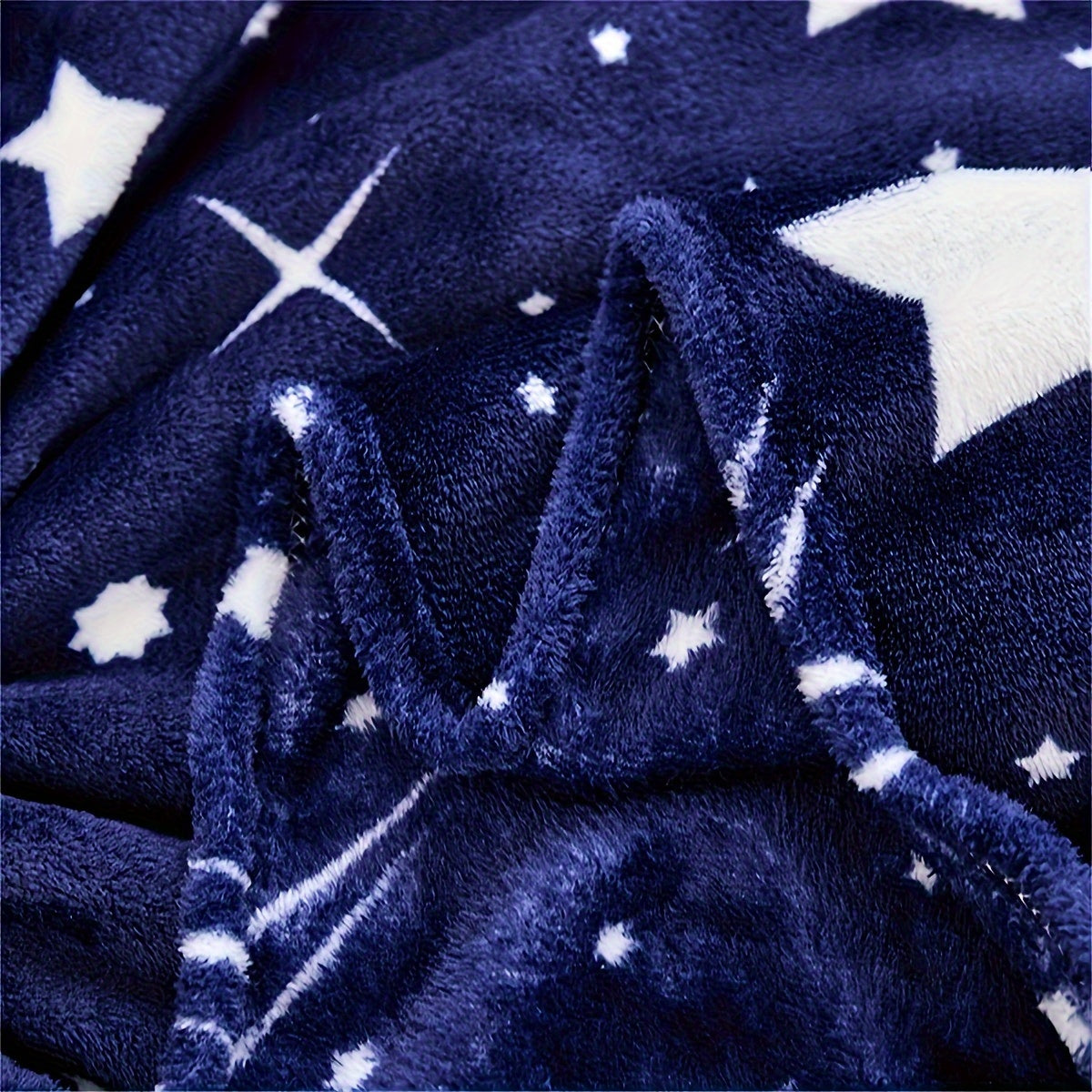 Meteor Patroon Fleece Deken – Zacht en Warm, Voor Bank, Bed, Kantoor, Camping en Reizen