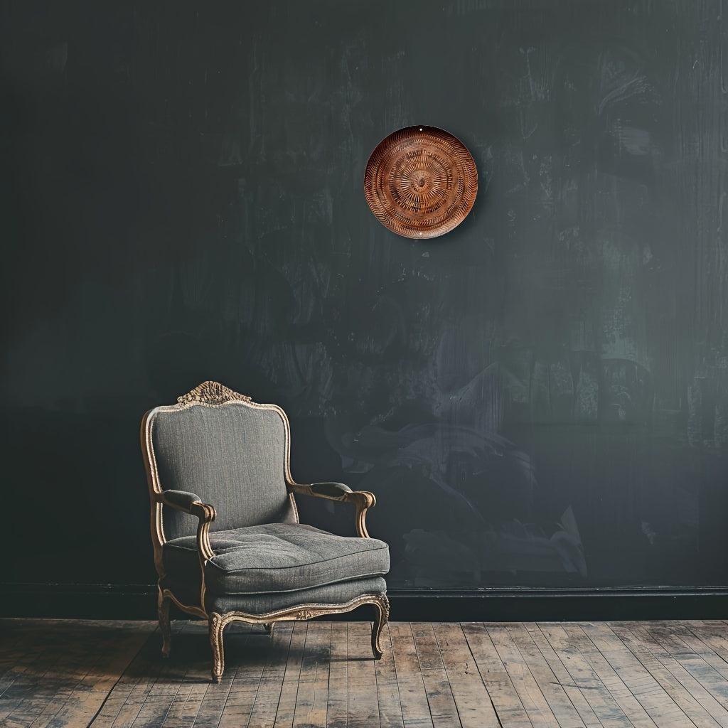 CoolamonArt - Ronde Aluminium Wandkunst voor Kantoordecoratie