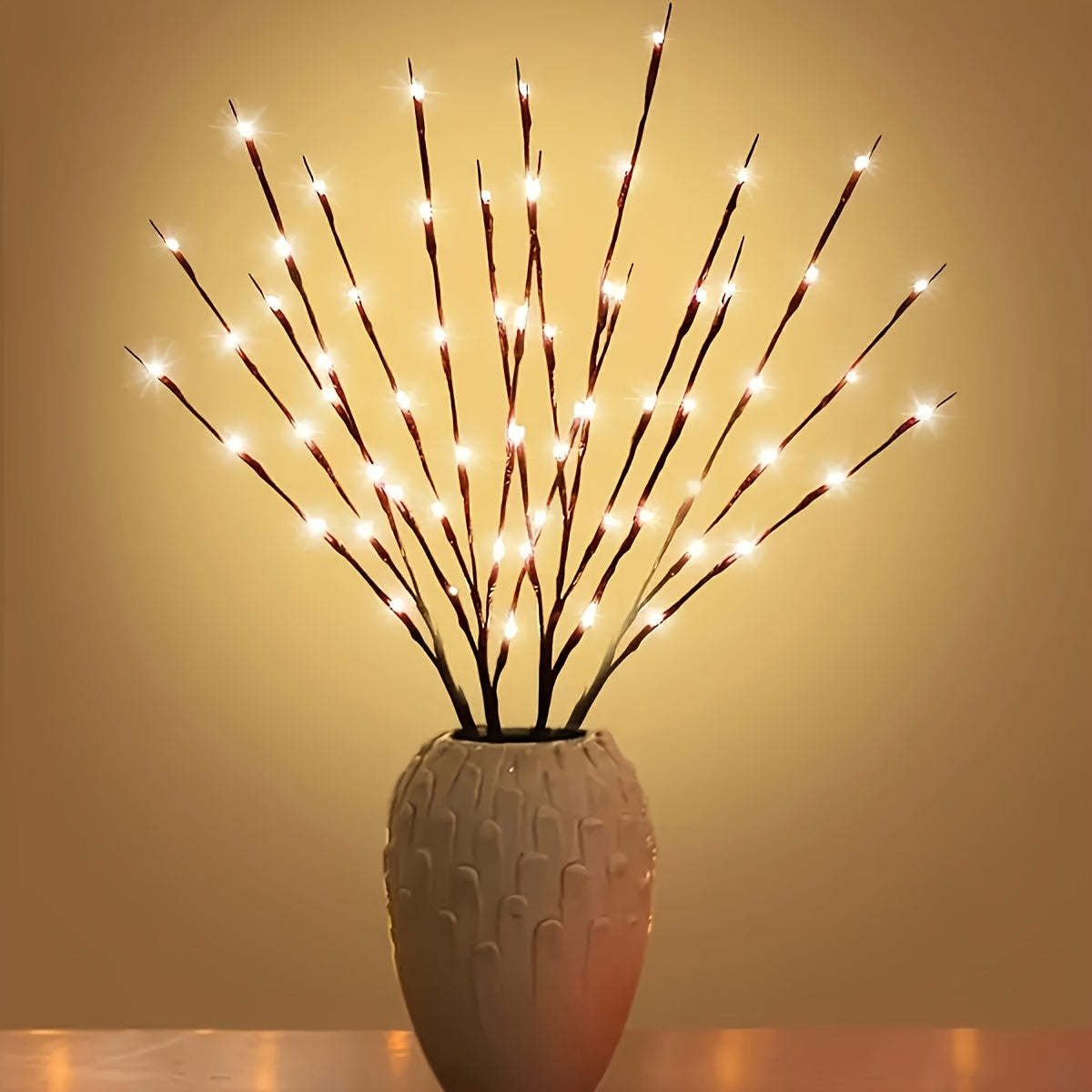 TwinkleBranch - 20 Lâmpadas LED para Tecto, Alimentadas a Pilhas, Iluminação Decorativa
