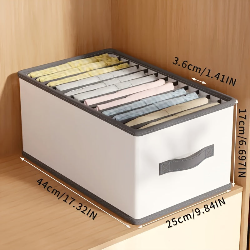 Organizer per cassetti pieghevole con scomparti – per vestiti, asciugamani e biancheria intima