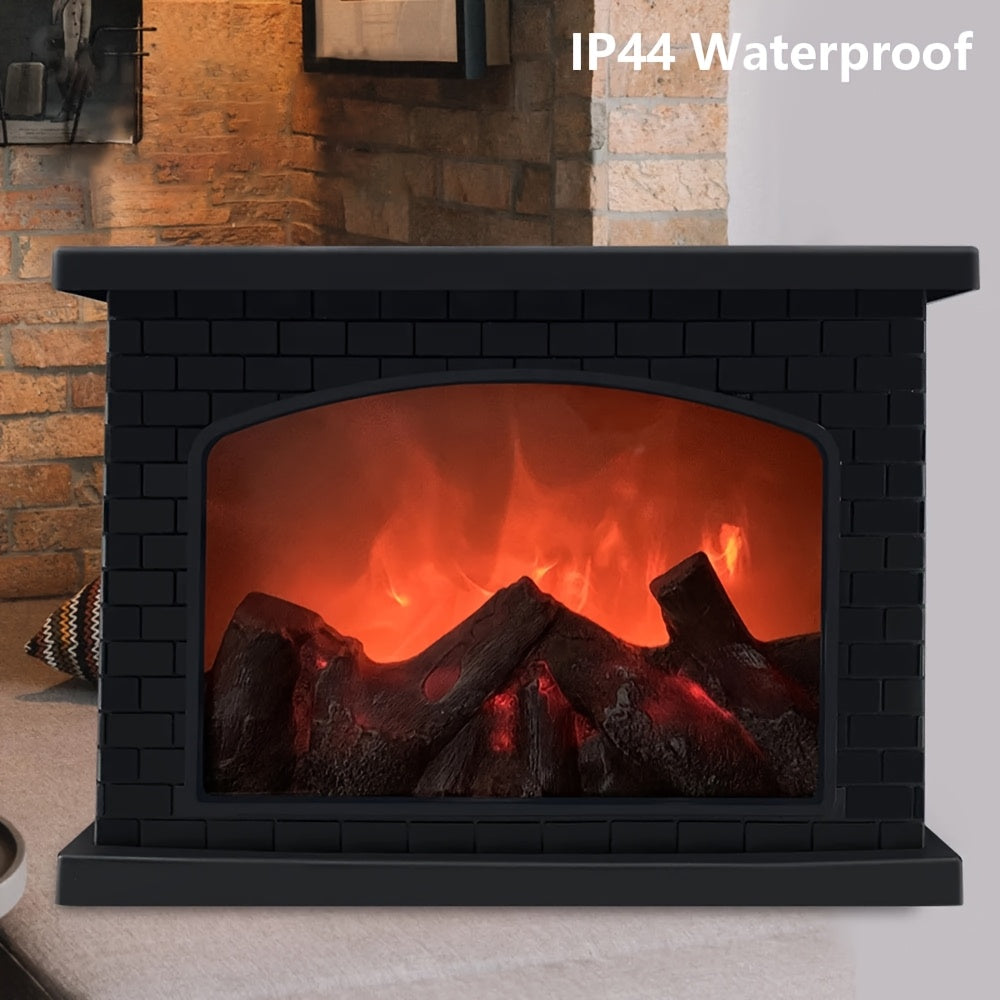 FlameGlow - Simulador de Lareira com Luz de Carvão Retro Decoração para Interior e Jardim