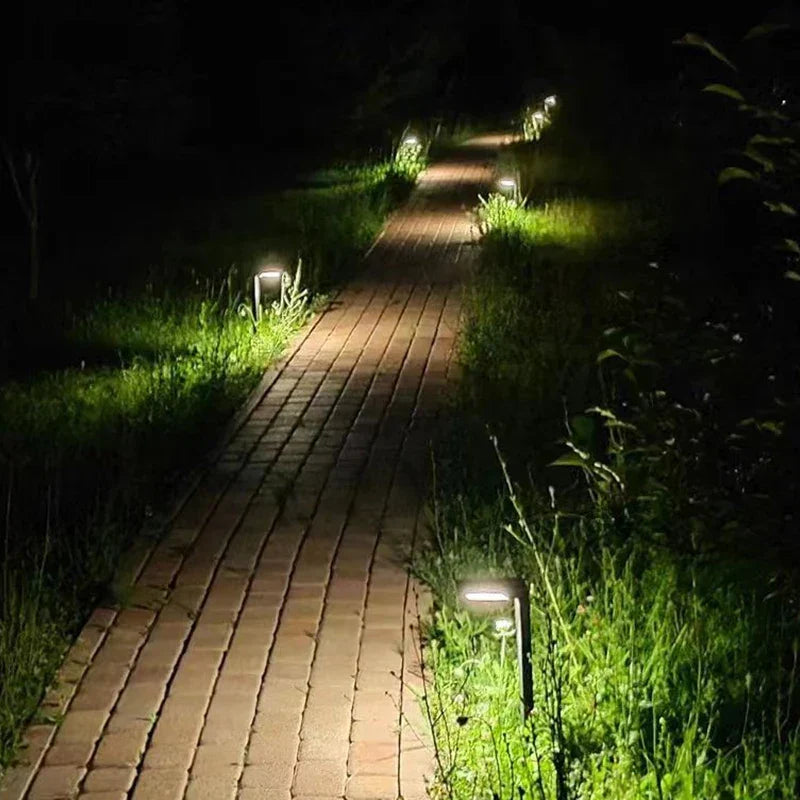 LumiFlora – 2-Piece Set Solar Garden Lighting, Waterproof LED Path Lights for Outdoor Use
