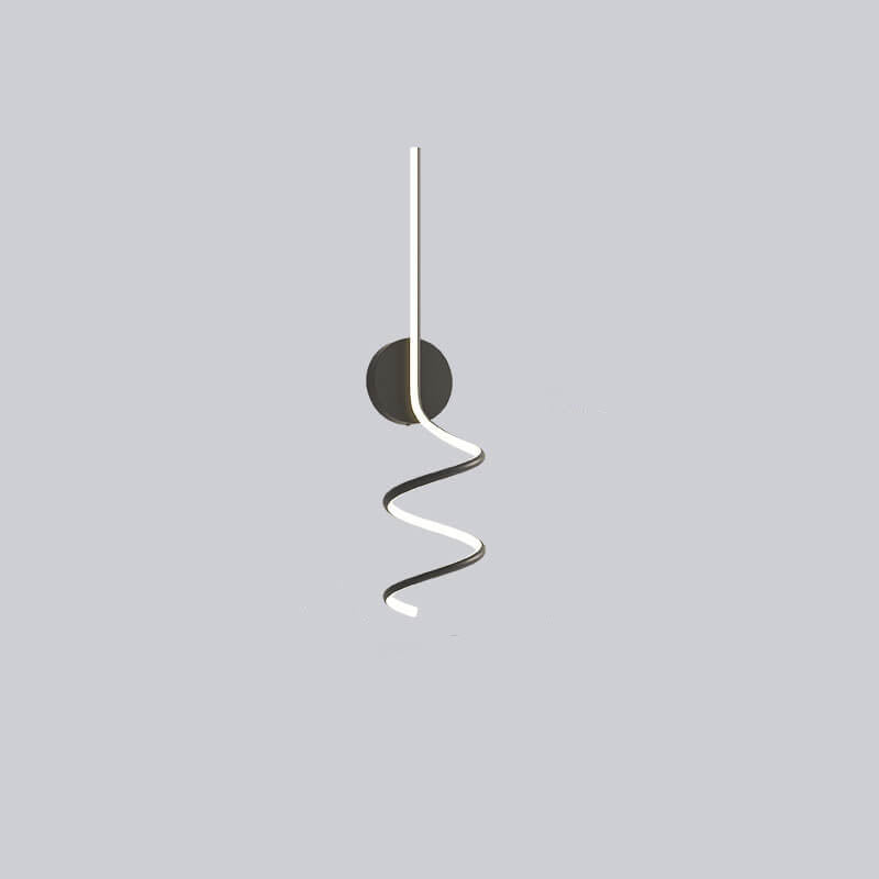 Minimalist Creative Arcs Lines LED Wall Lamp with 1 Light