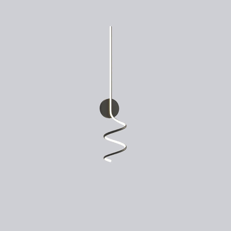 Minimalist Creative Arcs Lines LED Wall Lamp with 1 Light