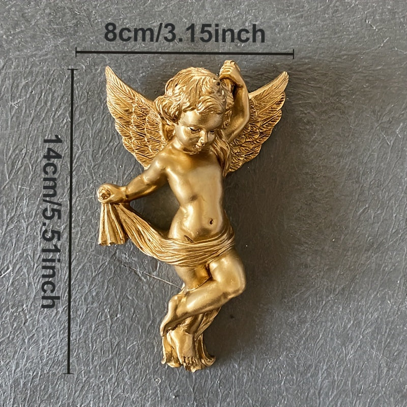 AngelDecor - Vintage Hars Engel Wanddecoratie