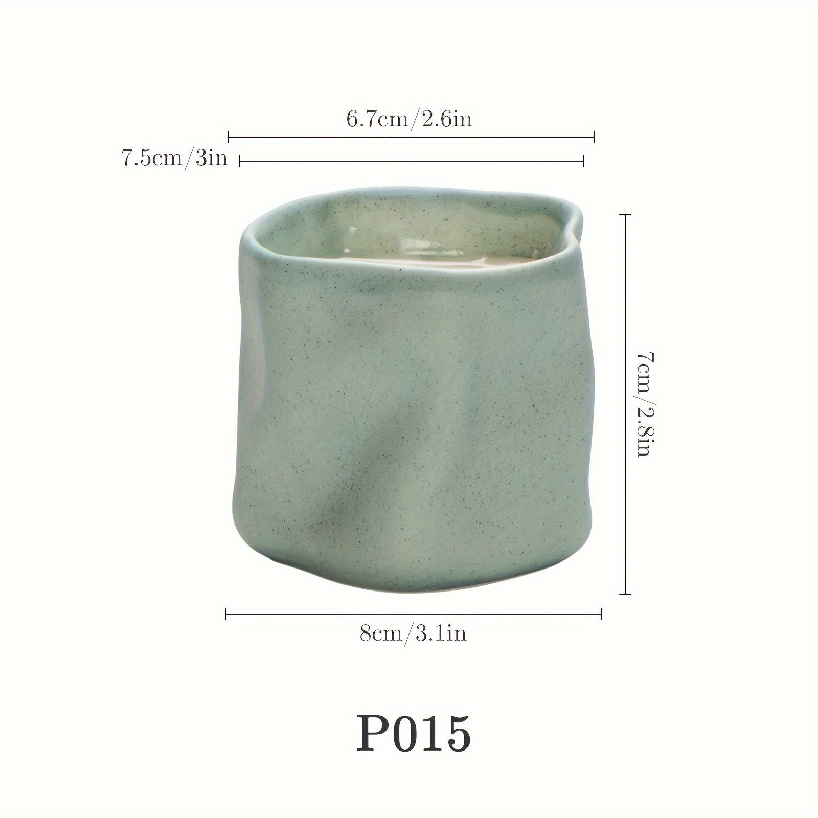 Nordic Stijl Keramische Kandelaar - Moderne Minimalistische Geometrie, Perfect voor Kerstmis en Feestdecoratie