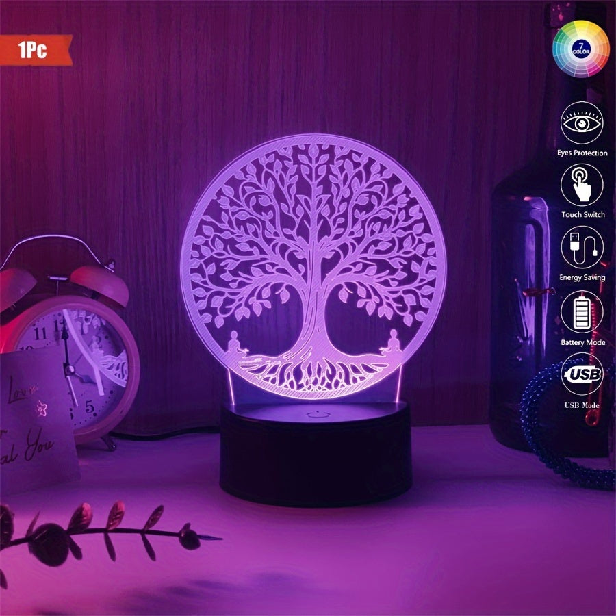 BoomLamp - Lámpara nocturna acrílica 3D alimentada por USB