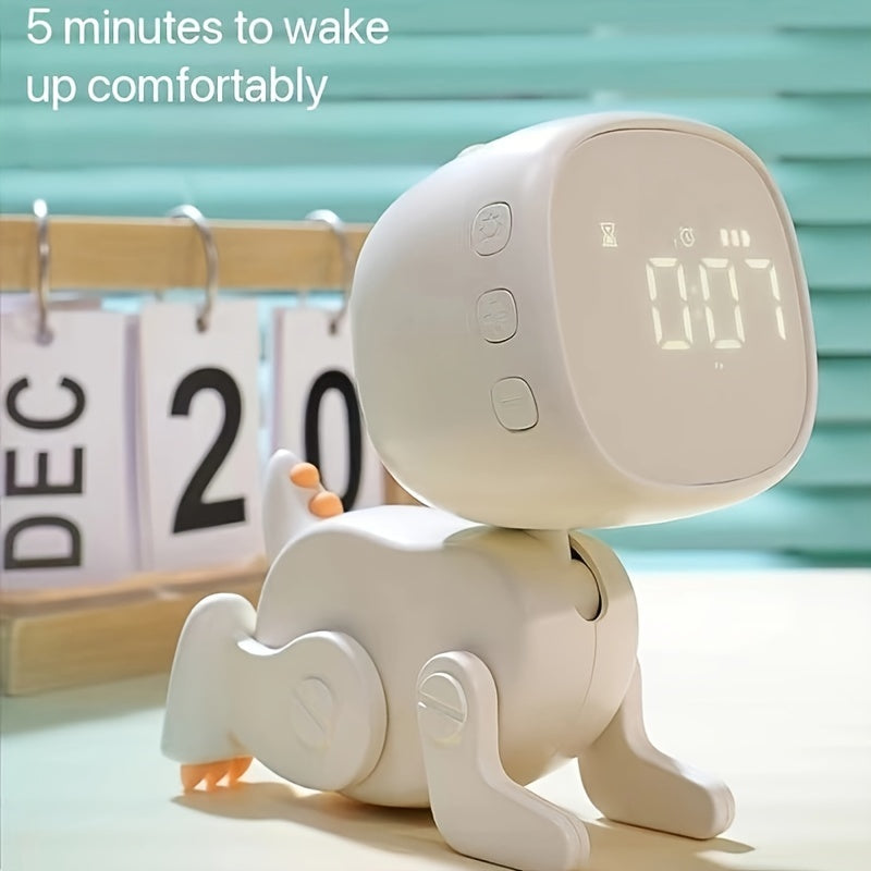 TimeDino - Slimme Cartoon Wekker met USB-Oplaadpoort