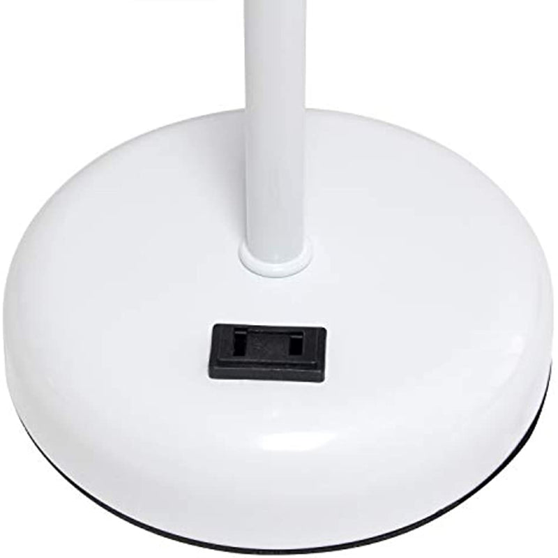 Stick Charging Outlet - Table Lamp with Fabric Lampshade and Charging Function