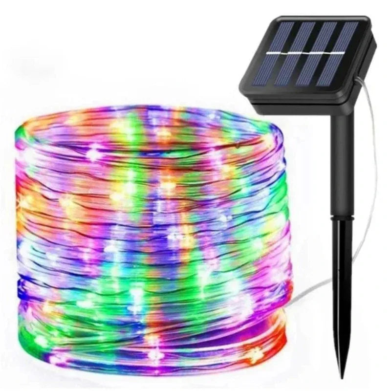 SolarGlow Slinger - Catena Luminosa LED per Esterni e Interni, Resistente alle Intemperie e a Risparmio Energetico