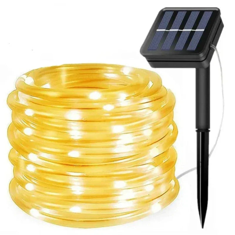 SolarGlow Slinger - Catena Luminosa LED per Esterni e Interni, Resistente alle Intemperie e a Risparmio Energetico