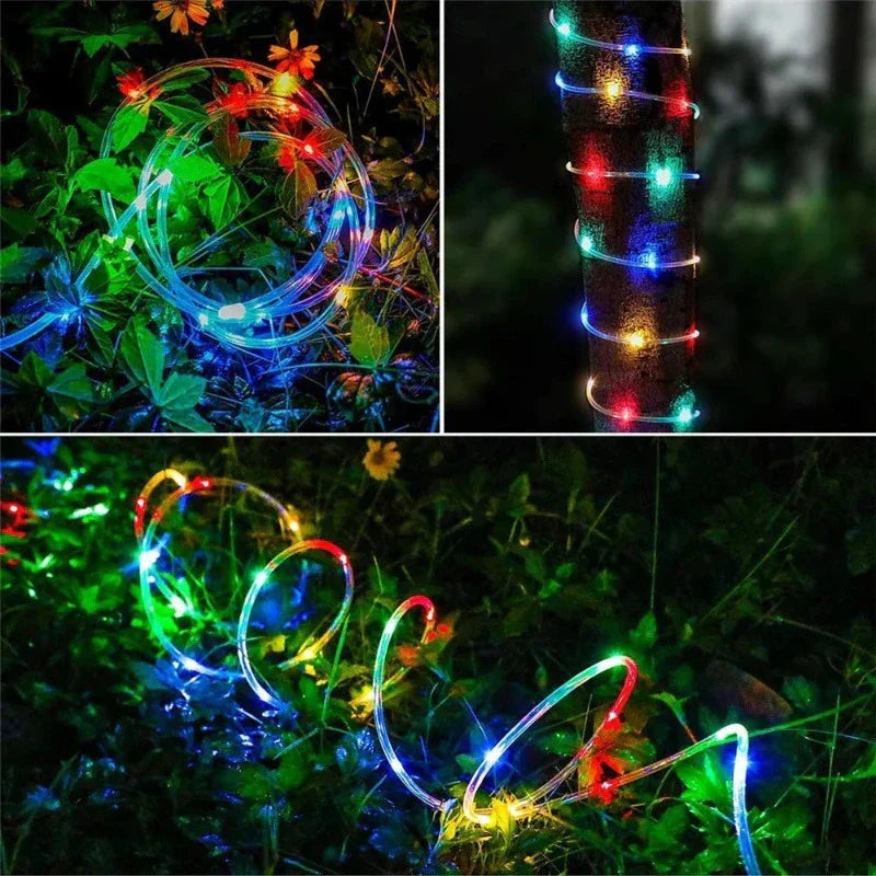 SolarGlow Slinger - Catena Luminosa LED per Esterni e Interni, Resistente alle Intemperie e a Risparmio Energetico
