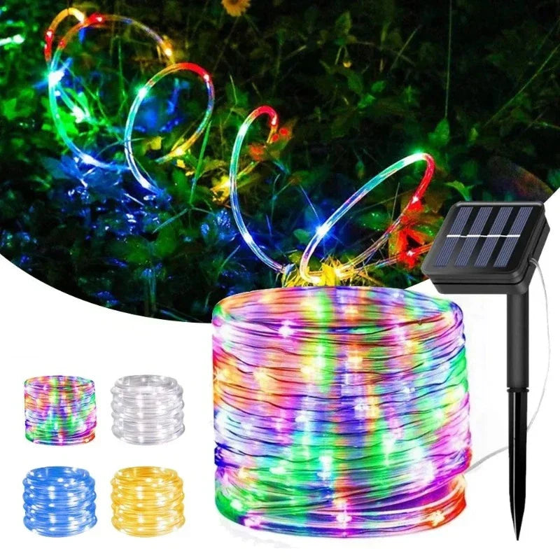 SolarGlow Slinger - Catena Luminosa LED per Esterni e Interni, Resistente alle Intemperie e a Risparmio Energetico