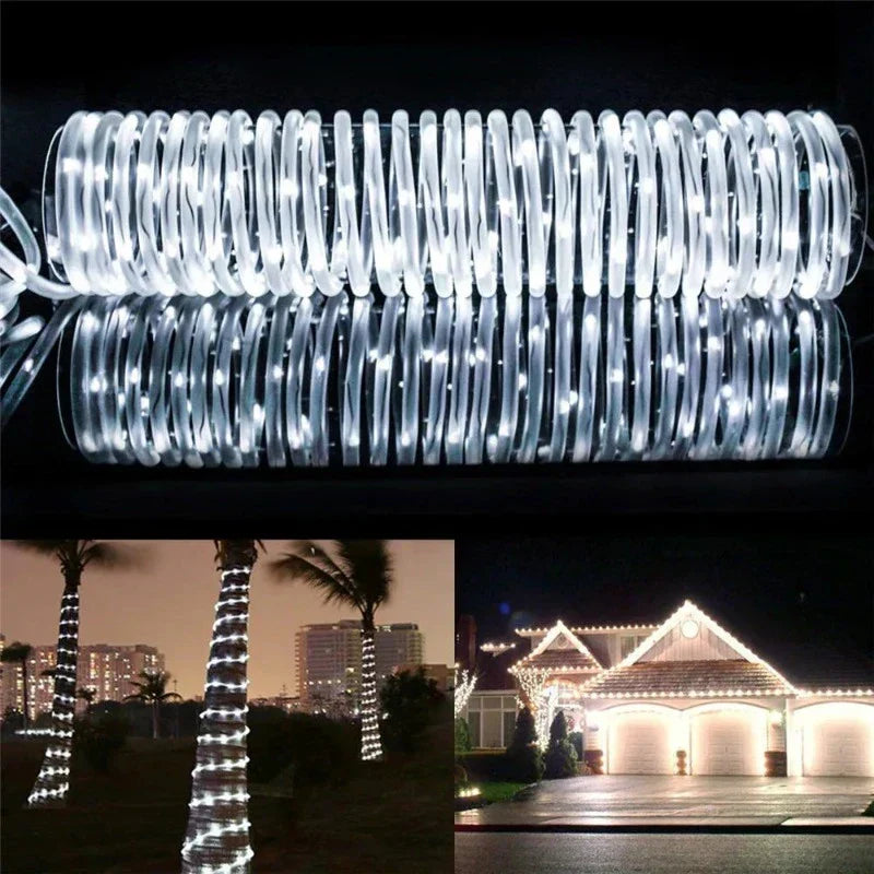SolarGlow Slinger - Catena Luminosa LED per Esterni e Interni, Resistente alle Intemperie e a Risparmio Energetico
