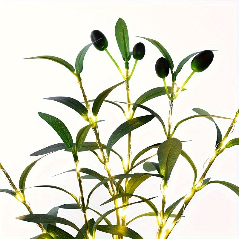 LumiTak - Lámpara de mesa LED decorativa Olijftak