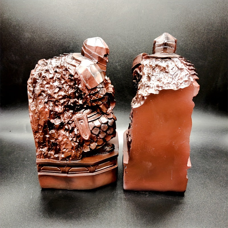 DwarfTreasure - Eenzame Berg Schat Boekenstoppen - Decoratieve Dwerg Beeld Ornamenten