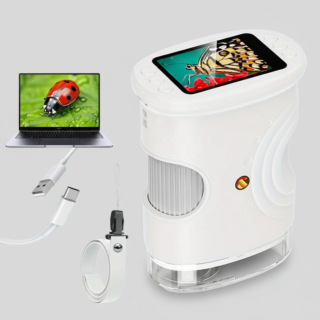 USB Oplaadbare Microscoop 4.3 Inch Scherm Draagbaar Compact