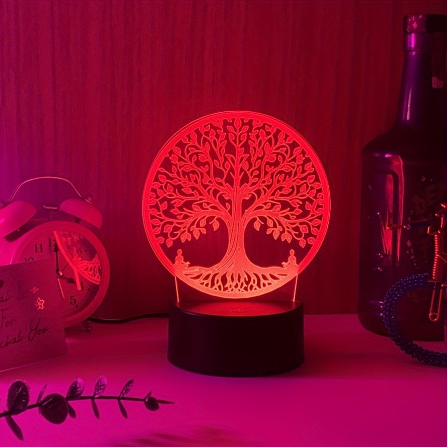BoomLamp - Lámpara nocturna acrílica 3D alimentada por USB