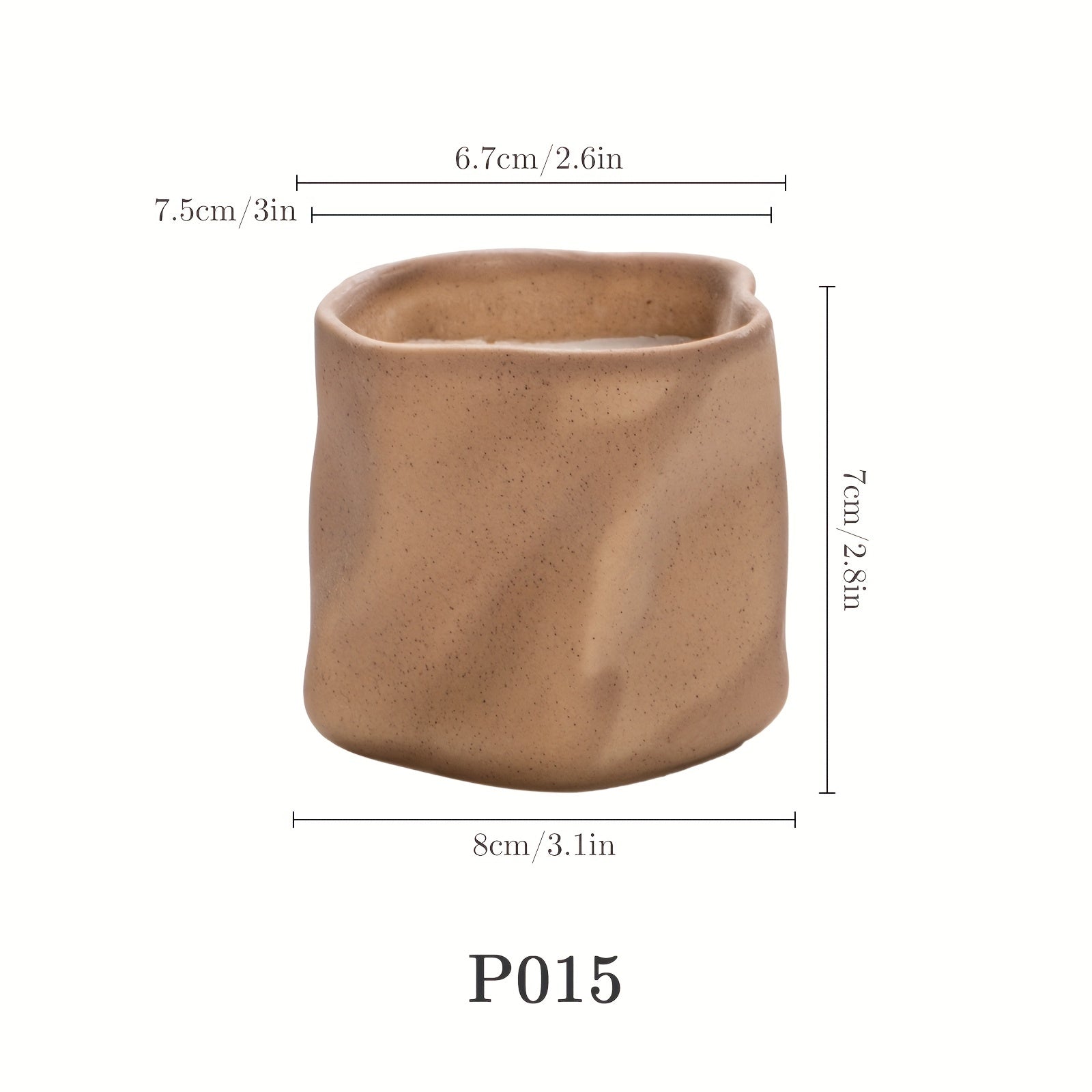 Nordic Stijl Keramische Kandelaar - Moderne Minimalistische Geometrie, Perfect voor Kerstmis en Feestdecoratie