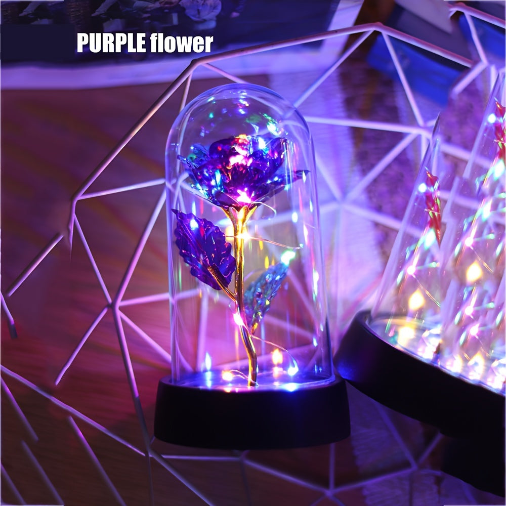 GoldenRose - Elegante Rozenbloem Lamp voor Cadeaus en Decoratie