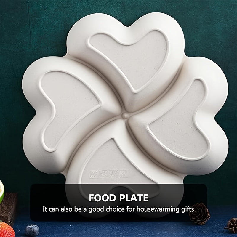 FlowerServe - Set van 4 Bloemvormige Serveerschalen voor Snacks & Fruit