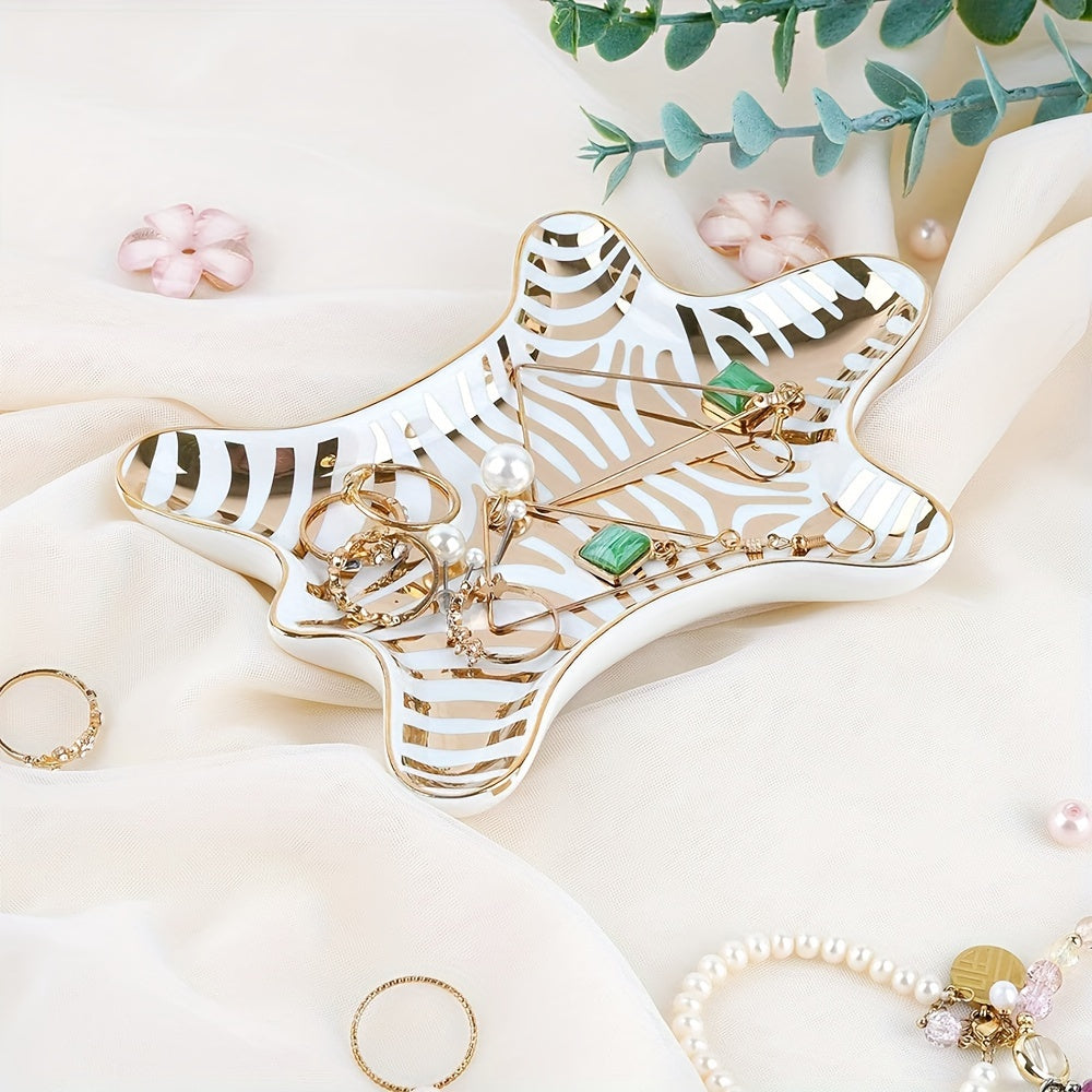 CeramicDish - Ciotola decorativa in ceramica | Per anelli, braccialetti e orecchini