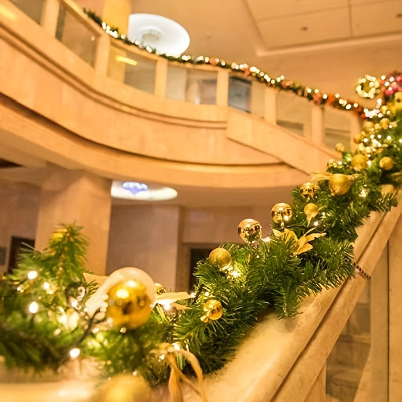 FestoonLicht - 1,2m Kerstslinger met Verlichting, Werkt op Batterijen