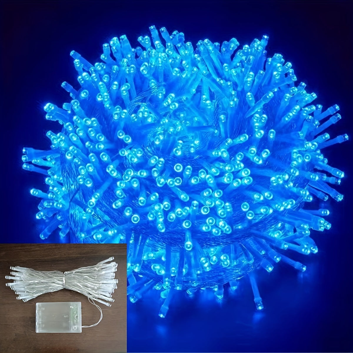 LuxeGlow - Festive LED String Lights 10m, Multi-Color